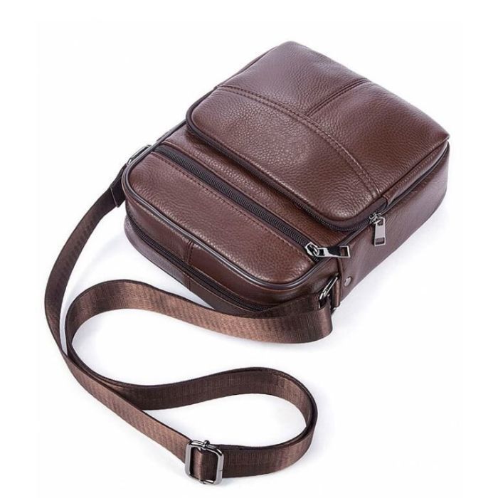 Сумка Vintage Коричнева (14705) зображення 8