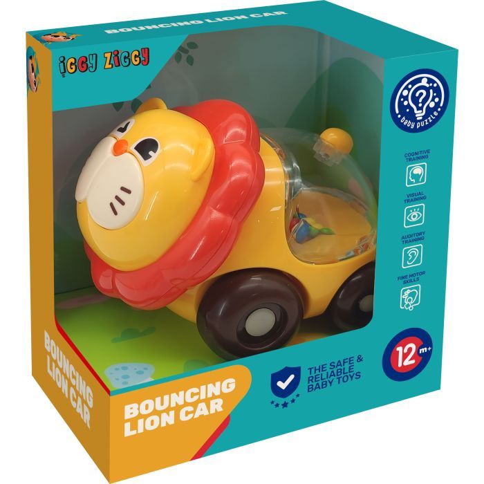 Развивающая игрушка Iggy Ziggy Машинка-лев (3858894675777) изображение 3