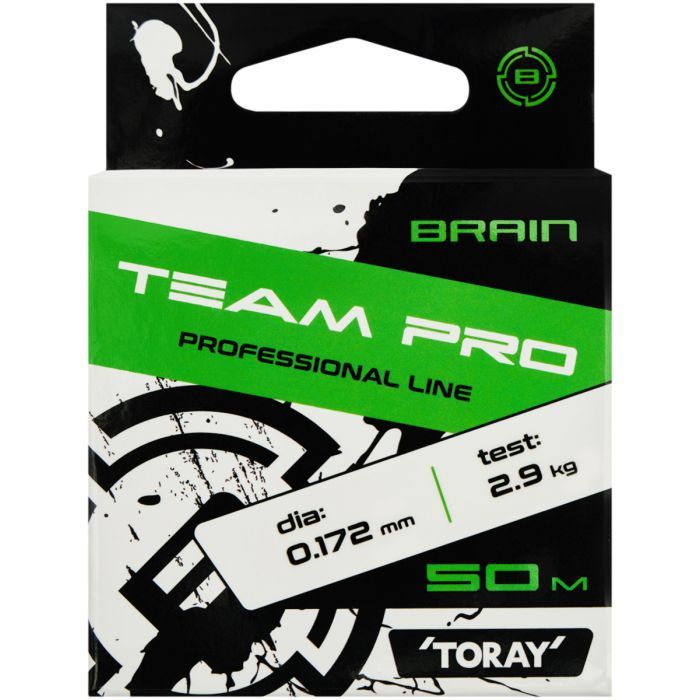 Волосінь Brain Team Pro 50m (clear) 0.097mm 0.9kg (1858.26.81) зображення 2