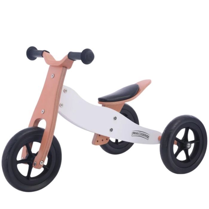 Беговел FreeON Free2Move 2 в 1 коричнево - білий (42868) изображение 2
