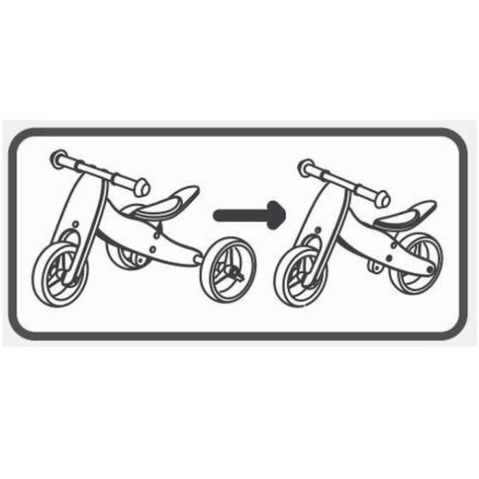 Беговел FreeON Free2Move 2 в 1 коричнево - білий (42868) изображение 3