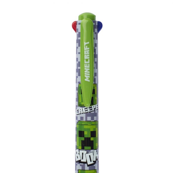 Ручка шариковая Yes Minecraft 0,7 мм 4 цвета (412266) изображение 3