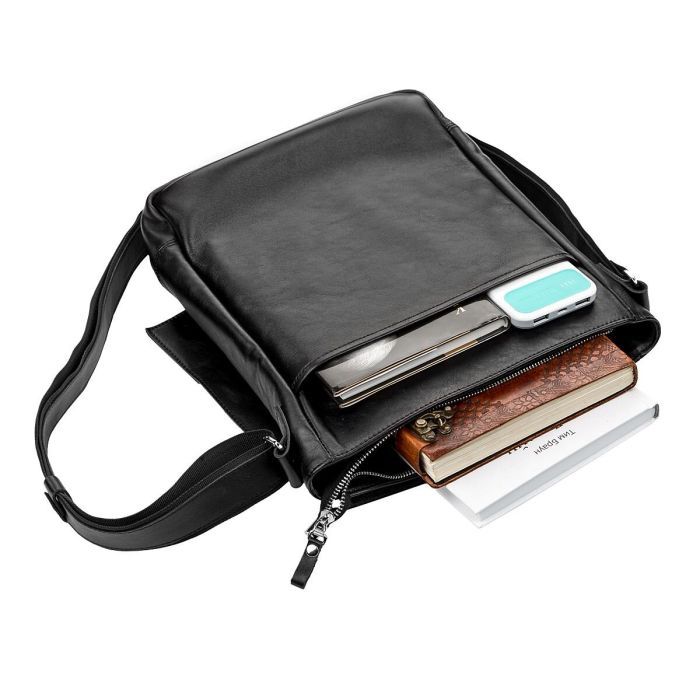 Сумка Shvigel Шкіряна Чорна (11079) зображення 5