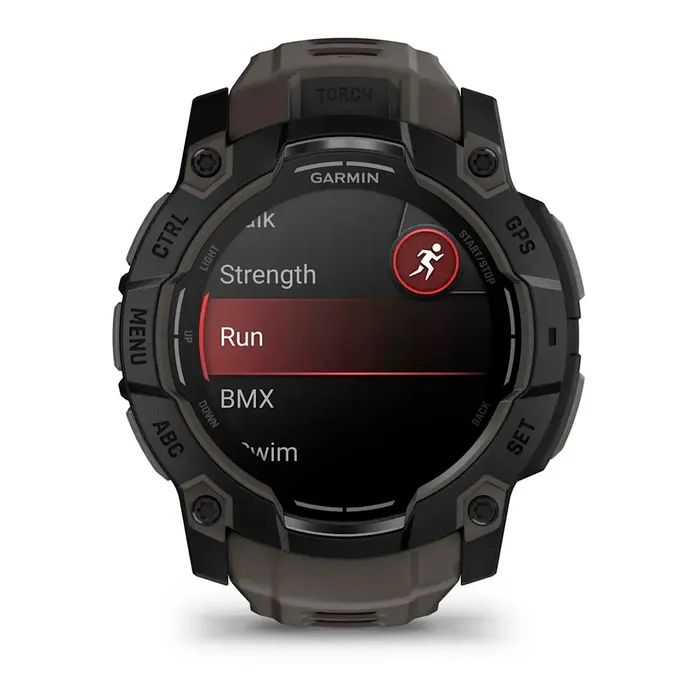 Смарт-часы Garmin Instinct 3, 50mm, AMOLED, Black Bezel with Charcoal Band, GPS смарт-годинник (010-03020-00) изображение 4