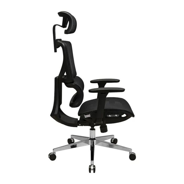 Офисное кресло Richman Эрговик Хром Synchro Сетка Черное (R00000052545) изображение 3