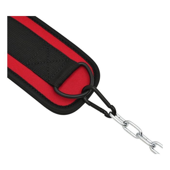 Обважнювач RDX Пояс з ланцюгом T7 Pro Dipping Belt 2 Layer Red (WDB-T7R) зображення 3