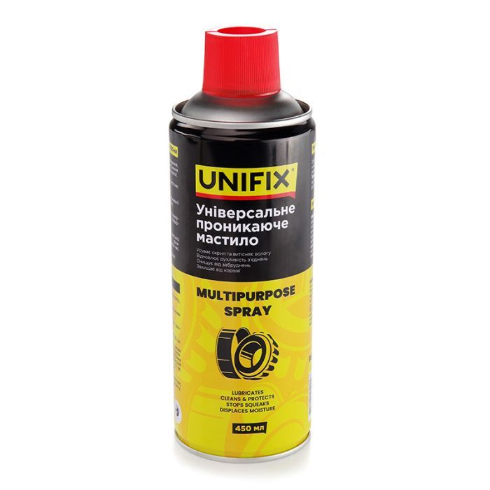 Смазка автомобильная Unifix універсальне проникаюче 450 мл (951332)
