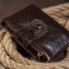 Кошелек Vintage Кожаный Коричневый (14602) изображение 6