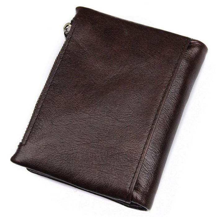 Кошелек Vintage Кожаный Коричневый (14602) изображение 9