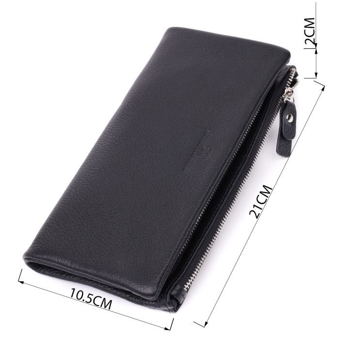 Кошелек ST Leather Из натуральной кожи Черный (22527) изображение 3