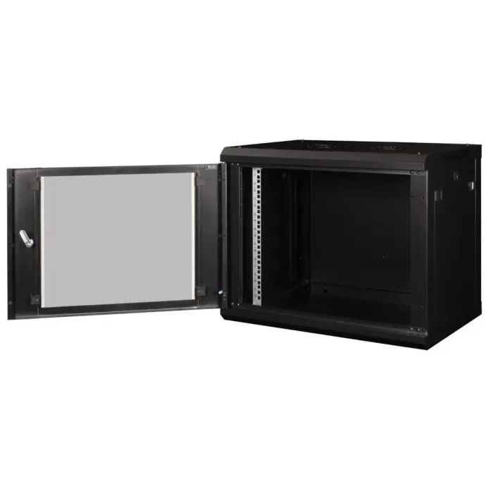 Шкаф настенный Hypernet 9U 19" 600x600 ProLine (PL-WMNC66-9U-BLACK) изображение 4