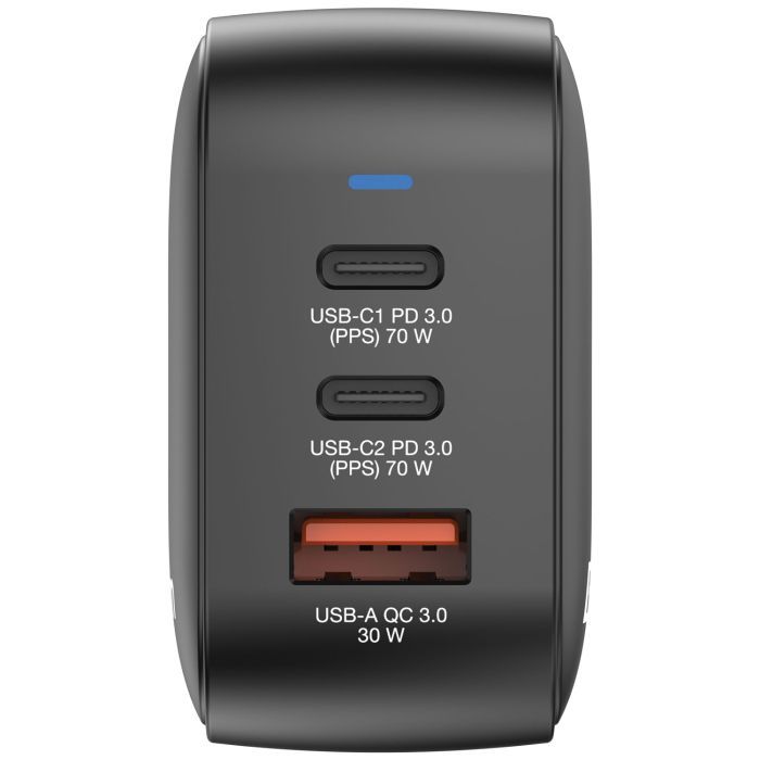 Зарядное устройство Verbatim MiniGaN 70 W 3 ports (2xUSB-C/1xUSB-A) (32229) изображение 3