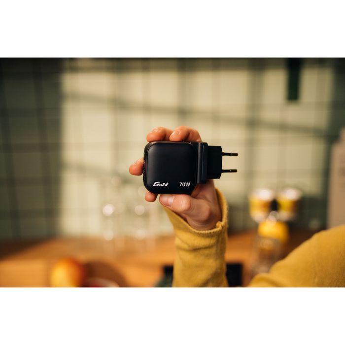 Зарядное устройство Verbatim MiniGaN 70 W 3 ports (2xUSB-C/1xUSB-A) (32229) изображение 5