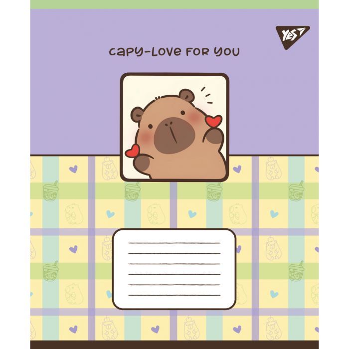 Тетрадь Yes Capy vibes А5 12 листов линия (767951) изображение 4