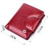 Гаманець ST Leather З натуральної шкіри Червоний (22685) зображення 3