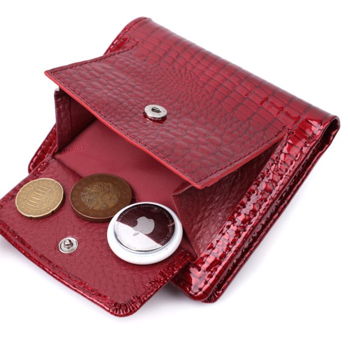 Гаманець ST Leather З натуральної шкіри Червоний (22685) зображення 7