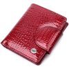 Гаманець ST Leather З натуральної шкіри Червоний (22685)