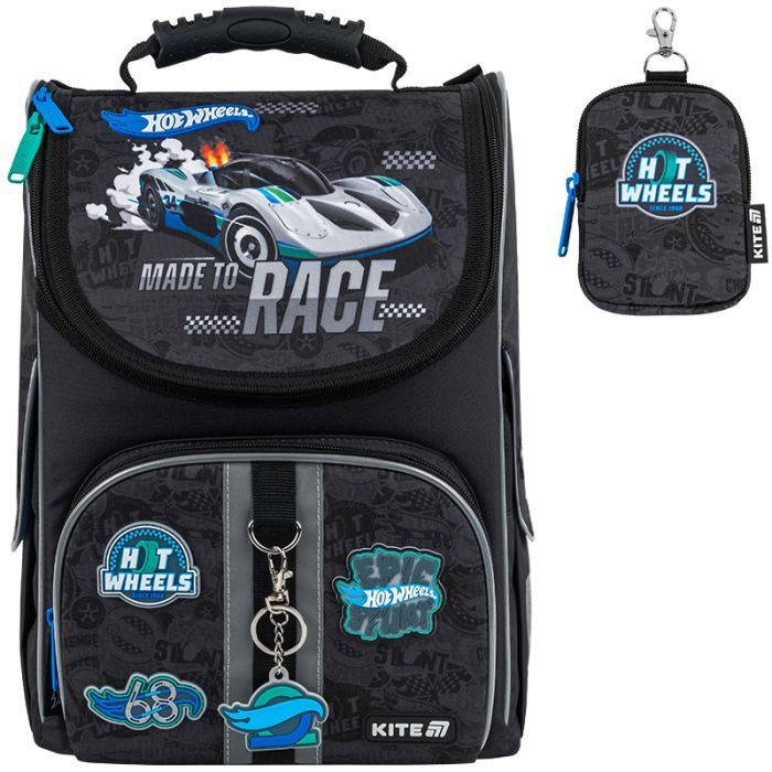 Портфель Kite Education 501 Hot Wheels (HW25-501S) изображение 3