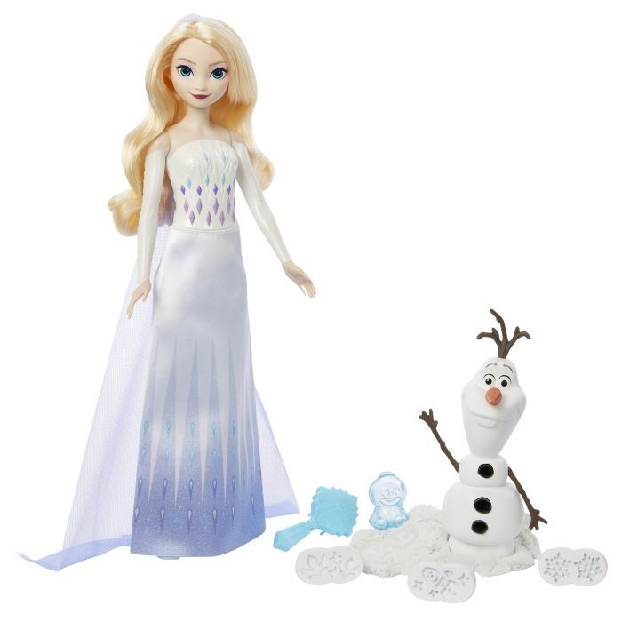 Лялька Disney Frozen Ельза та Олаф Ліпимо сніжки (HYH10)