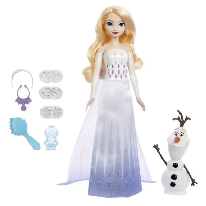 Лялька Disney Frozen Ельза та Олаф Ліпимо сніжки (HYH10) зображення 2
