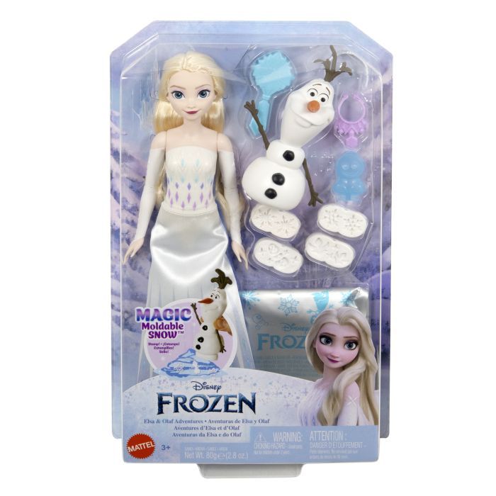 Лялька Disney Frozen Ельза та Олаф Ліпимо сніжки (HYH10) зображення 6