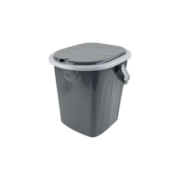 Ведро-туалет Bo-Camp Portable Toilet Square 20 Liters Grey (5502820) (DAS303293)