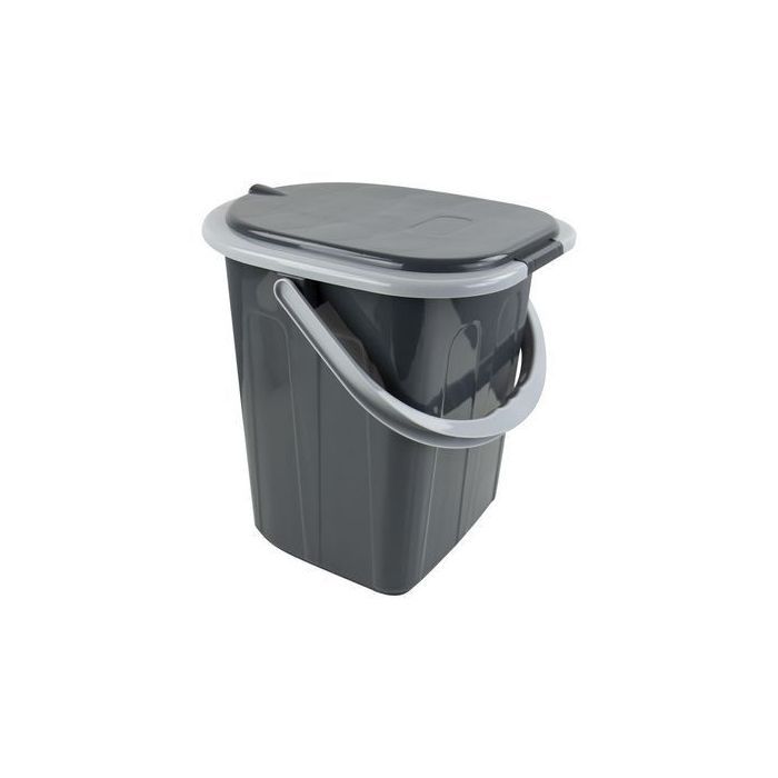 Ведро-туалет Bo-Camp Portable Toilet Square 20 Liters Grey (5502820) (DAS303293) изображение 4