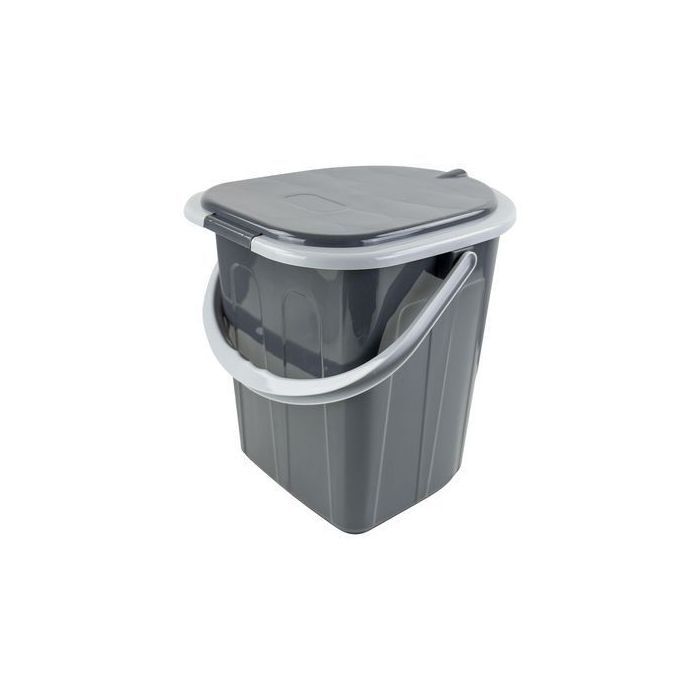 Ведро-туалет Bo-Camp Portable Toilet Square 20 Liters Grey (5502820) (DAS303293) изображение 6