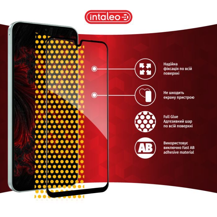 Стекло защитное Intaleo Full Glue Samsung A26 Black (1283126608063) изображение 7