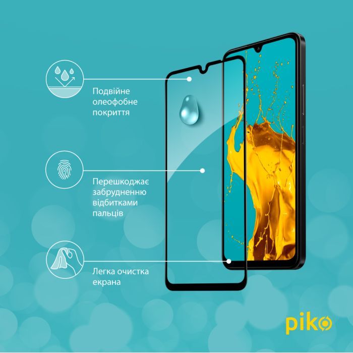 Стекло защитное Piko Full Glue Xiaomi Redmi 14C Black (1283126598616) изображение 4