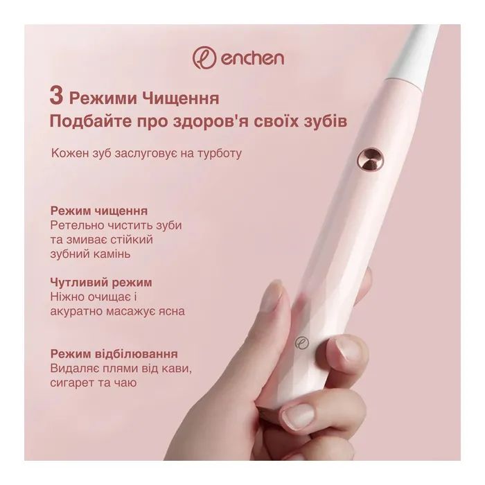 Електрична зубна щітка Xiaomi T501 - pink зображення 5