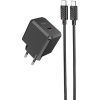 Зарядное устройство HOCO CS13A Ocean USB-C PD20W + cable USB-C to USB-C Black (6942007603843) изображение 2