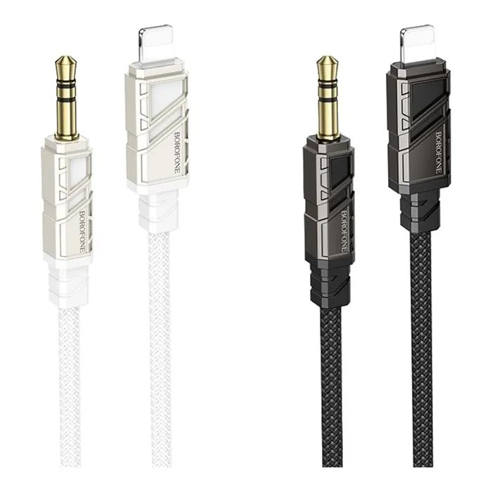 Кабель мультимедійний Lightning to 3.5mm M 1.0m black BOROFONE (6941991117749) зображення 2
