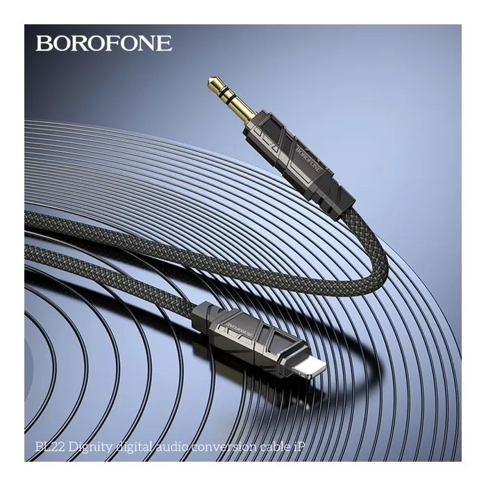 Кабель мультимедійний Lightning to 3.5mm M 1.0m black BOROFONE (6941991117749) зображення 6