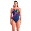 Купальник Arena Ripples Swimsuit V Back B 009021-780 синій 40 (3468337506096)