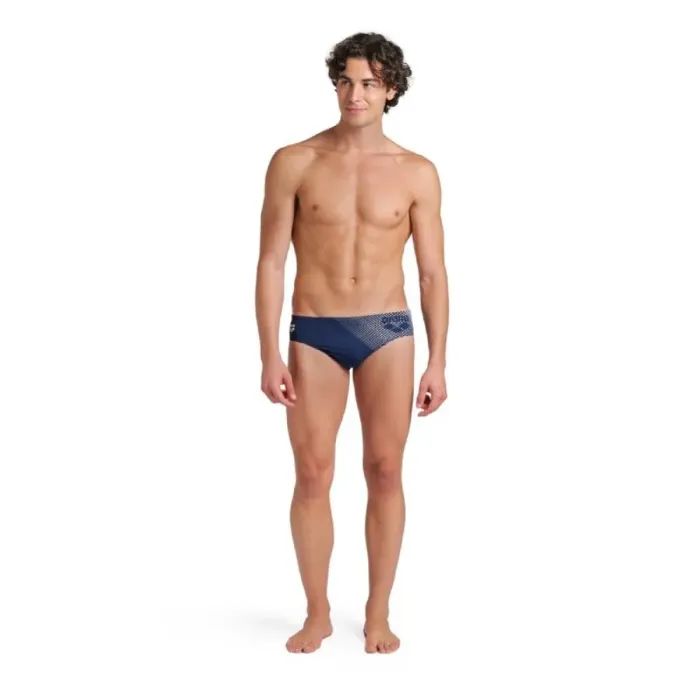 Плавки Arena Foggy Dots Swim Briefs 008482-506 чорний, жовтий 90 (3468337530961) изображение 3