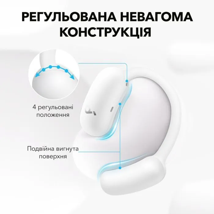 Навушники Anker SoundСore AeroFit 2 White (A3874G21) зображення 8