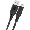 Дата кабель USB 2.0 AM to Lightning 1.2m 2.4A PowerLink-Ai120 black Promate (powerlink-ai120.black)