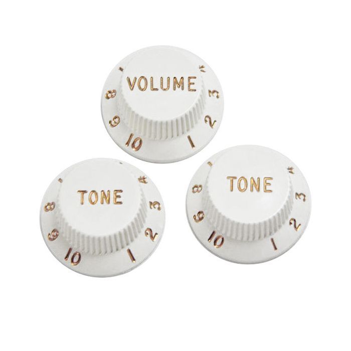 Ручка для потенціометра DiMarzio Strat Knobs Set White (DM2111W)