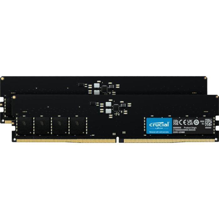 Модуль памяти для компьютера DDR5 64GB (2x32GB) 5600 MHz Micron (CT2K32G56C46U5)