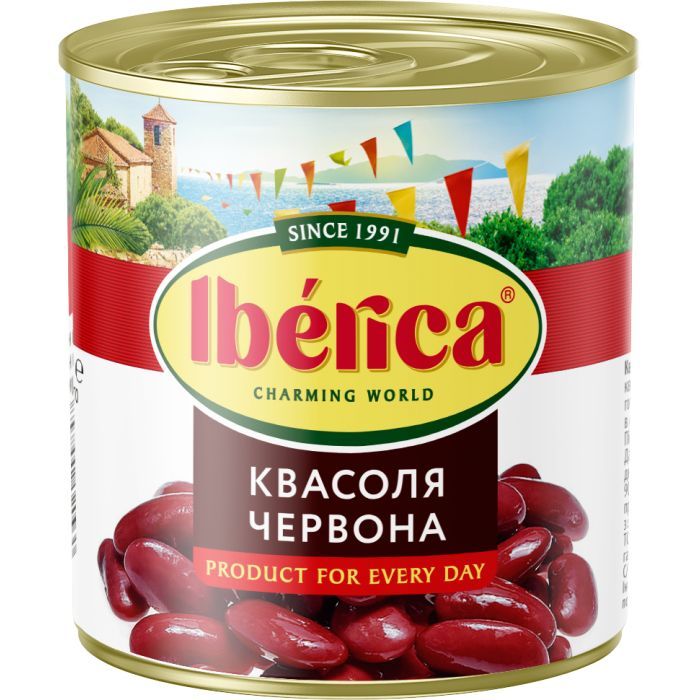 Овощная консервация Iberica Красная фасоль 400 г (8436024299922)