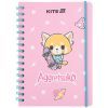Блокнот Kite на спіралі A5 Aggretsuko , 80 аркушів, клітинка (AR25-190)