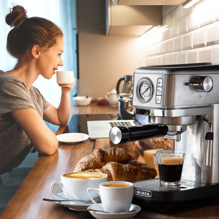 Рожковая кофеварка эспрессо Ariete 1381 Silver (00M138110AR0) изображение 7