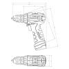 Шуруповерт Metabo \PowerMaxx BS BL Q 12V, 2х2Аh, 20/38Нм, 0-400/0-1500об/хв, кейс (601749500) зображення 10