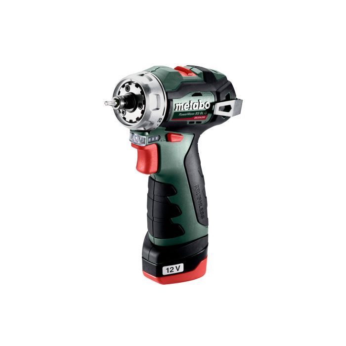 Шуруповерт Metabo \PowerMaxx BS BL Q 12V, 2х2Аh, 20/38Нм, 0-400/0-1500об/хв, кейс (601749500) зображення 4