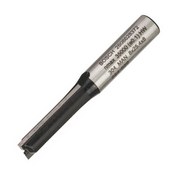 Фреза Bosch Professional пазовая с двумя лезвиями, Std, S8, D8, L25.4 (2.608.628.372)
