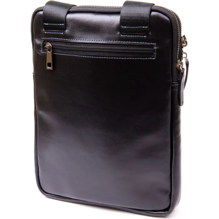 Сумка Shvigel Из натуральной кожи Черная (11281) изображение 2