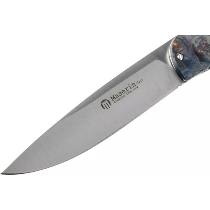 Ніж Maserin Gourmet, 1.4116, синій кап тополі (380/RB) зображення 3