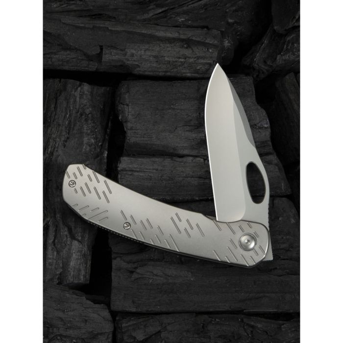 Нож Weknife Inmate, Bead Blast, титан (WE23096B-1) изображение 12