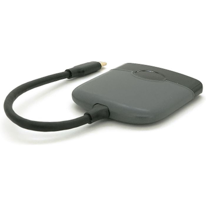 Концентратор Voltronic USB-C 3-in-1 USB 3.0 + USB-C + HDMI 0.23m black (YT-HTC3in1) изображение 2